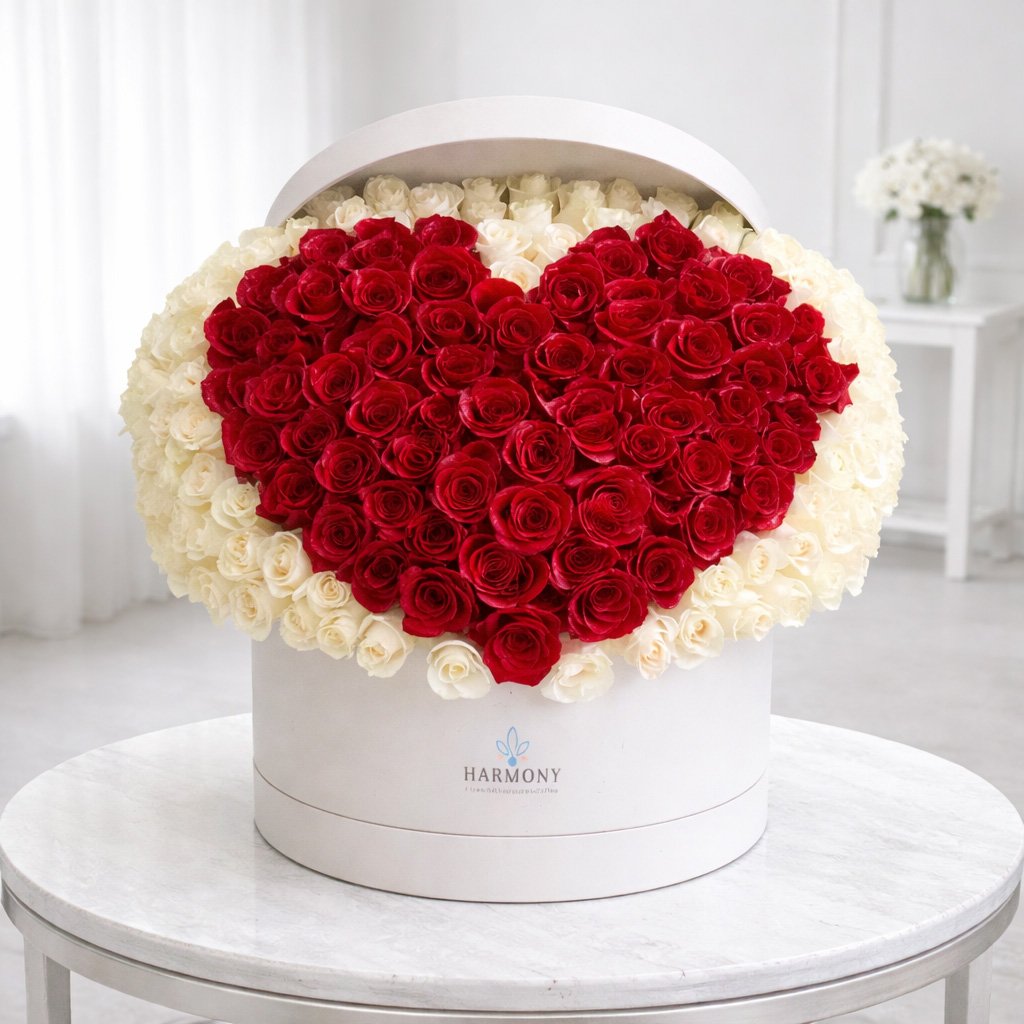 Dubai Love Box of flowers