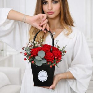 Modern Love box of flowers