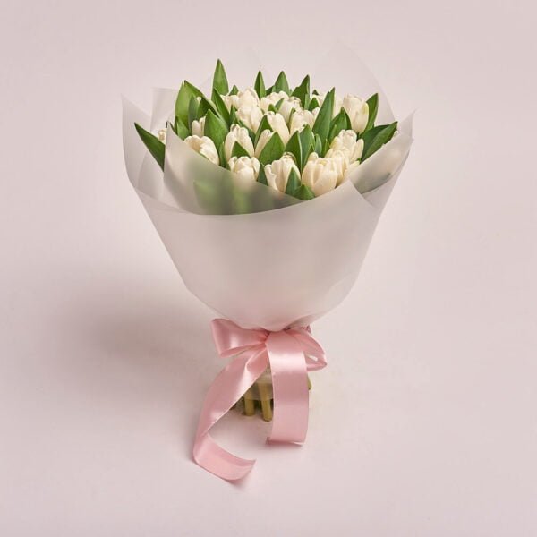 White Tulip Bouquet