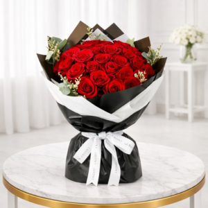 Graceful Red Rose Bouquet