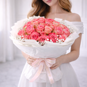 Pink Rose Delight Bouquet  