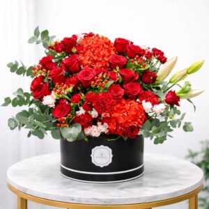 Red Passion Floral Box 